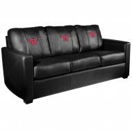 Youngstown State Penguins XZipit Silver Sofa with Secondary Logo