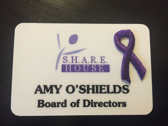 Purple Awareness Ribbon Stickers - Awareness Stick ons - Cancer Awareness  Embroidered Stickers - Purple Appliques